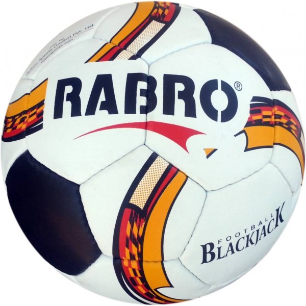 Rabro Black Jack Football Size-5 (Pack of 1, Multicolor)